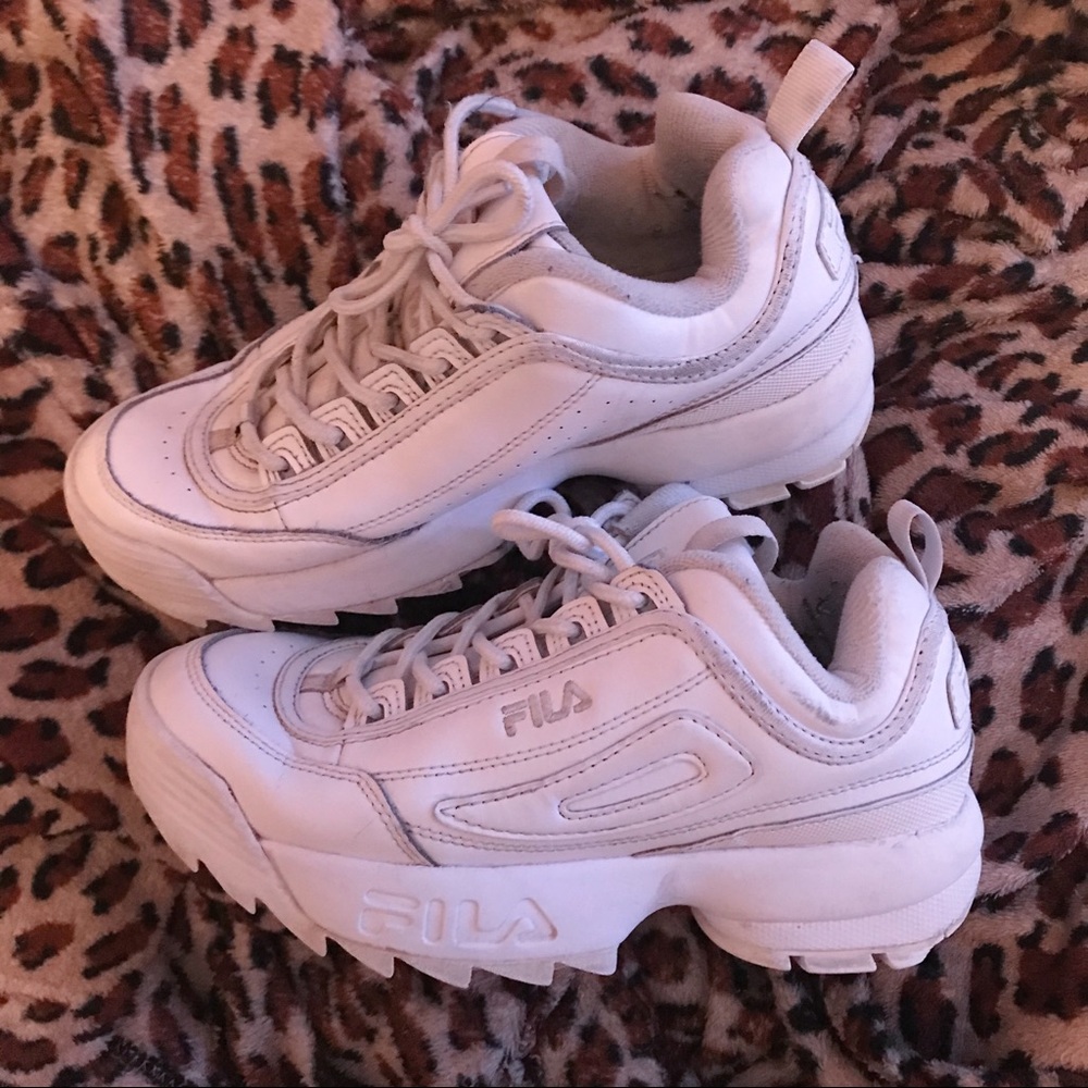 FILA White Disruptors 2
